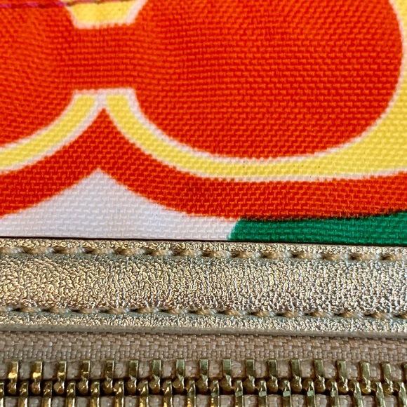 Coach Poppy Pop C gold glitter Crossbody / Shoulder Bag + Wristlet set - Picture 15 of 15